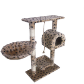 Leopet Kbm001 2grau Cat Tree Scratching Post Kitten Climbing Excercise