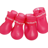 Pet Dog Rain Boots Booties Waterproof Protective Rubber Shoes