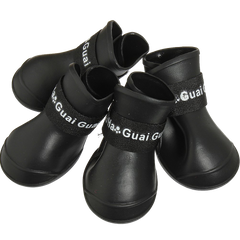 Pet Dog Rain Boots Booties Waterproof Protective Rubber Shoes