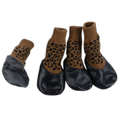 Black Water Proofing Dog Boots Pet Shoes Dogs Snow Booties