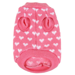 Silvercell Pets Puppy Dogs Clothes Jacket Little Heart Knit Sweater Coat